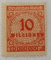 Almanya Reich 1922- damgasız pul