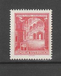 1962 AVUSTURYA DAMGASIZ PUL MNH