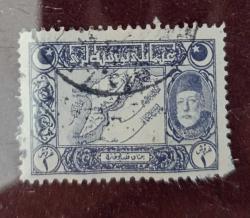 1917 Viyana Baskısı  Sultan  Reşad  ve Çanakkale görselli damgalı pul