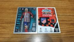 Topps UEFA Champions League 2023-2024 Antoine Griezmann Atlético de Madrid Playmaker Kart No:168