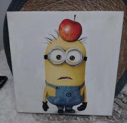 MİNİONS GÖRSELİ A4 BOYUTUNDA TABLO KOLEKSİYONLUK