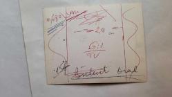 TRT İSTANBUL RADYOSU SES SANATÇISI ve KORO ŞEFİ BÜLENT ORAL'IN ORİJİNAL FOTOĞRAFI - 13 x 10 cm EBADINDA - BÜLENT ORAL, GÜLÜMSERKEN ÇEKİLMİŞ BİR KARE