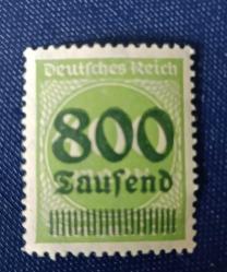 Almanya Reich 1922- damgasız pul