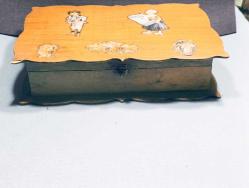 EL YAPIMI ESKİ AHŞAP KUTU