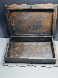 EL YAPIMI ESKİ AHŞAP KUTU