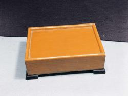 DR13-----EL YAPIMI ESKİ SÜRGÜLÜ KAPAKLI AHŞAP KUTU