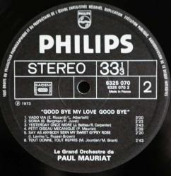 Good Bye My Love, Good Bye