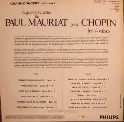 Le Grand Orchestre De Paul Mauriat Joue Chopin ‎– Les 14 Valses