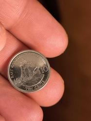 Doğu Karayip Yabancı Madeni para iyi kondüsyondadır