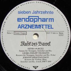 1974 BASKI ALMAN BASKI KLASİK MÜZİK 33 LÜK PLAK - Musik Des Barock