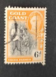 İngiliz Sömürgesi  Gold Coast- 1938- damgalı
