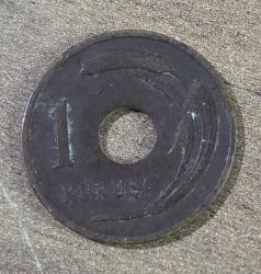 1950 Delikli 1 Kuruş