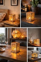 ✨Değişik desenlerde ,pleksiglas , mumluk veya kalemlik olarak kullanılabilecek kutular..