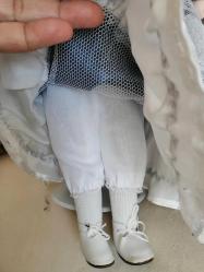 40 cm PORSELEN BEBEK SARI  SAÇLI  BEBEK ÇOK TATLI KUSURSUZ GÜZEL