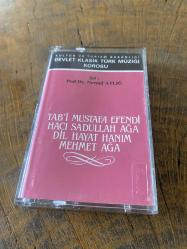 KÜLTÜR BAKANLIĞI DEVLET KLASİK TÜRK MÜZİĞİ KOROSU - ŞEF NEVZAT ATLIĞ - TAB'İ MUSTAFA EFENDİ / HACI SADULLAH AĞA / DİL HAYAT HANIM / MEHMET AĞA - KASET