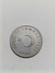 1947 1 LİRA GÜMÜŞ 7.45 GR.