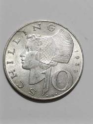 AVUSTURYA 10 SHİLLİNG GÜMÜŞ 7.63 GR.