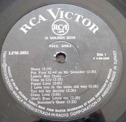 Paul Anka – Paul Anka's 21 Golden Hits