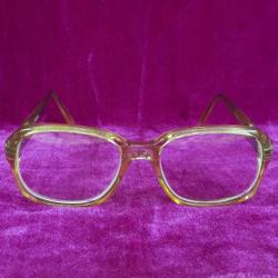 VINTAGE SAFILO 140 SARI RENKLİ EL YAPIMI ACETATE GÖZLÜK ÇERÇEVESİ