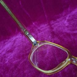 VINTAGE SAFILO 140 SARI RENKLİ EL YAPIMI ACETATE GÖZLÜK ÇERÇEVESİ