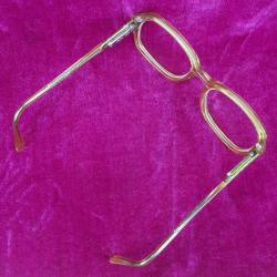 VINTAGE SAFILO 140 SARI RENKLİ EL YAPIMI ACETATE GÖZLÜK ÇERÇEVESİ