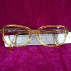 VINTAGE SAFILO 140 SARI RENKLİ EL YAPIMI ACETATE GÖZLÜK ÇERÇEVESİ