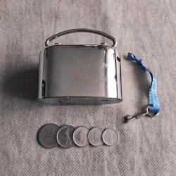 Türkiye İş Bankası Klasik Metal Kumbara ( Anahtarlı )