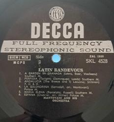 Mantovani And His Orchestra ‎– Latin Rendezvous