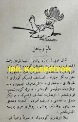 Osmanlıca Karagöz Mizah Dergisi-Gazetesi, Orijinal Dönem Basım, (Ottoman Magazine-Newspaper-Journal Illustré Cara-Gueuz) - 9 Ağustos 1916 - Sayı: 884 - Hicri: 10 Şevval 1334 - Rumi: 27 Temmuz 1332 - Karikatür: 