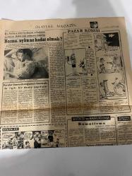 DÜNYA GAZETESİ - DOĞUM GÜNÜ HEDİYESİ (TURKISH NEWSPAPPER) - 9 OCAK 1966 - SADECE TEK YAPRAKTIR -Maurice Chevalier-William Hart-Tevfik Nevzat Çağdaş-Darrel McClure-Melahat Aybar-Maurice Chevalierin hatıraları-Folies Bergeresle ayda 2500 Franklık üç mevsim süreli mukavele yapmıştım-Vesikalarla Abdülhamid-Adaletsizlik adet ve mezhep haline getirilmişti adeta-Normal uyku ne kadar-Fareler üzerinde doğum kontrolu ile ilgili bir deney yapılıyor-Pazar köşesi-Eller yukarı-Eviniz ve sağlığınız Romatizma-Yıldızınız ne diyor