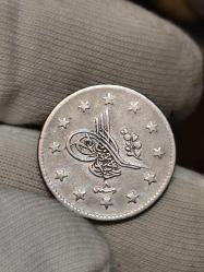 Sultan Abdülmecid 1255/8 Gümüş 2 Kuruş Nadir