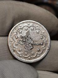 Sultan Abdülaziz 1277/1 Gümüş 5 Kuruş Nadir