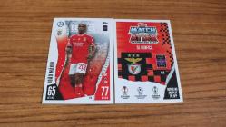 Topps UEFA Champions League 2023-2024 João Mario SL Benfica Kart No:276