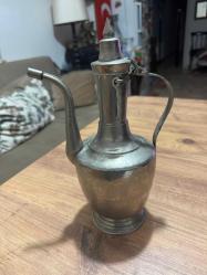 Antika El İşçiliği Dövme  Küçük Bakır İbrik Yüksek kaliteli kalın bakır, geleneksel dövme tekniği ile üretilmiştir.