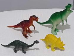 Dinozor canavar yaratık Jurassic oyuncak set 2. El ürünler koleksiyon dekor tasarım hediye vintage retro nostalji hobi minyatür diorama reklam promosyon Maskot