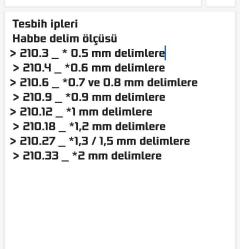 Tesbih İpi * Çizmeli * Nylon Profesyonel