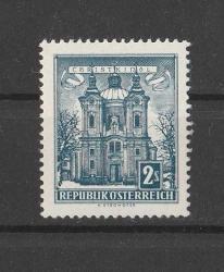 TAM SERİ - 1958 Avusturya'daki Mimari Anıtlar MNH. (Katalog: 128 tl.)