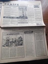 Türkiye Gazetesi - Turkish Newspaper - 23 Ağustos 1984 - Kültür ve Turizm Bakanı Mükerrem Taşçıoğlu ile sohbet fotoğraf - müstehcenlik artık önlenmelidir - İzmir fuarına edep geldi - Libya gemilerine el konuldu - koleraya davet - Divan edebiyatı kavramı üzerine bir araştırma yazan edebiyatçı Yücel Söztutan - Milli Eğitim Bakanı Vehbi Dinçerler öğrenciler bilgi hamalı olmayacak dedi - gülsuyu mahallesi halkının dramı - Resimli Evliya Çelebi seyahatnamesi hazırlayan Kemal Akmeriç Desen Samim Utkun Yazı Dizisi - Peygamberler tarihi yazan Abdüllatif Uyan Yazı Dizisi - Adana Belediye Başkanı Aytaç Durak Adana'yı büyük köy olmaktan kurtaracağız dedi fotoğraf - ABD Yunanistan'ın Türk tehdidi görüşünü kabul etmedi - Özkan Sümer'e göre hazırlık maçlarından sonra Trabzonspor - Beşiktaş teknik direktörü Stankoviç - Galatasaray'ın sezon başında milyonlar harcayarak kurduğu takım Derwall'e emanet - Karate hazırlayan Türkiye Gazetesi spor servisi - Karşıyaka menajeri Erol Baş gençlerimizden memnunuz