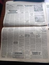 Türkiye Gazetesi - Turkish Newspaper - 23 Ağustos 1984 - Kültür ve Turizm Bakanı Mükerrem Taşçıoğlu ile sohbet fotoğraf - müstehcenlik artık önlenmelidir - İzmir fuarına edep geldi - Libya gemilerine el konuldu - koleraya davet - Divan edebiyatı kavramı üzerine bir araştırma yazan edebiyatçı Yücel Söztutan - Milli Eğitim Bakanı Vehbi Dinçerler öğrenciler bilgi hamalı olmayacak dedi - gülsuyu mahallesi halkının dramı - Resimli Evliya Çelebi seyahatnamesi hazırlayan Kemal Akmeriç Desen Samim Utkun Yazı Dizisi - Peygamberler tarihi yazan Abdüllatif Uyan Yazı Dizisi - Adana Belediye Başkanı Aytaç Durak Adana'yı büyük köy olmaktan kurtaracağız dedi fotoğraf - ABD Yunanistan'ın Türk tehdidi görüşünü kabul etmedi - Özkan Sümer'e göre hazırlık maçlarından sonra Trabzonspor - Beşiktaş teknik direktörü Stankoviç - Galatasaray'ın sezon başında milyonlar harcayarak kurduğu takım Derwall'e emanet - Karate hazırlayan Türkiye Gazetesi spor servisi - Karşıyaka menajeri Erol Baş gençlerimizden memnunuz