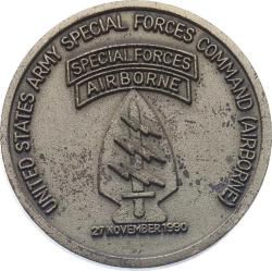 Amerika 1990 Yılı Özel Kuvvetler Komutanlığı (Airborne) Hatıra Madalyon MVM2078