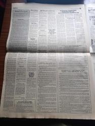 Türkiye Gazetesi - Turkish Newspaper - 4 Ağustos 1984 - Bakan'a Üç Teklif yazan Yalçın Özer Başmakale - Cumhurbaşkanı Kenan Evren Başbakan Turgut Özal ile haftalık görüşmesini yaptı fotoğraf - altın tekrar yükselmeye başladı - Urfalı Halil İyigün bagajda çiğ köfte yapıyor fotoğraf - askeri savcı Selda Bağcan'ın 2 yıl 8 ay hapsini istedi - polis fuhuşa savaş açtı - İstanbul Barosu eski yönetim kurulu üyeleri hakkında yeni dava açıldı - Türkiye'nin gündemindeki mesele işsizlik inceleme Enver Durmuş - Edremit'te öğretmenevi açıldı fotoğraf - Resimli Evliya Çelebi seyahatnamesi hazırlayan Kemal Akmeriç Desen Samim Utkun Yazı Dizisi - Peygamberler tarihi yazan Abdüllatif Uyan Yazı Dizisi - Sönmez Holding bünyesindeki işçi çocuklar için sünnet düğünü tertip etti - 1984 Los Angeles Yaz Olimpiyat Oyunları - Boksta Eyüp Can'ın galibiyetini Cemal Öner Vedat Önsoy Ve Turgut Aykaç'ın galibiyetleri takip etti - yüzmede Michael Gross'un hedefi 3. Altın - Carl Lewis'in hedefi dört altın