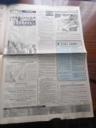 Türkiye Gazetesi - Turkish Newspaper - 4 Ağustos 1984 - Bakan'a Üç Teklif yazan Yalçın Özer Başmakale - Cumhurbaşkanı Kenan Evren Başbakan Turgut Özal ile haftalık görüşmesini yaptı fotoğraf - altın tekrar yükselmeye başladı - Urfalı Halil İyigün bagajda çiğ köfte yapıyor fotoğraf - askeri savcı Selda Bağcan'ın 2 yıl 8 ay hapsini istedi - polis fuhuşa savaş açtı - İstanbul Barosu eski yönetim kurulu üyeleri hakkında yeni dava açıldı - Türkiye'nin gündemindeki mesele işsizlik inceleme Enver Durmuş - Edremit'te öğretmenevi açıldı fotoğraf - Resimli Evliya Çelebi seyahatnamesi hazırlayan Kemal Akmeriç Desen Samim Utkun Yazı Dizisi - Peygamberler tarihi yazan Abdüllatif Uyan Yazı Dizisi - Sönmez Holding bünyesindeki işçi çocuklar için sünnet düğünü tertip etti - 1984 Los Angeles Yaz Olimpiyat Oyunları - Boksta Eyüp Can'ın galibiyetini Cemal Öner Vedat Önsoy Ve Turgut Aykaç'ın galibiyetleri takip etti - yüzmede Michael Gross'un hedefi 3. Altın - Carl Lewis'in hedefi dört altın