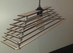 ✨Aluminyum kullanılarak monte edilen dikdörtgen girdap avize...