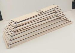 ✨Aluminyum kullanılarak monte edilen dikdörtgen girdap avize...