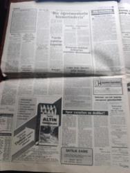 Türkiye Gazetesi - Turkish Newspaper - 25 Ağustos 1984 -  balık altın fiyatına satılıyor - balık halinde dünkü fiyatlar - Müstehcenliği önleyici tasarı meclise geliyor - adalet bakanı Necat Eldem'in gazetemize beyanatı - demokrasi bağımsızlık yazan Yalçın Özer Başmakale - HP Genel Sekreteri SODEP siyasi bir mafyadır dedi - Erdal İnönü en önemli iş demokrasidir - İzmir fuarında çıplaklar kapatıldı - tahtakale'de 16 dükkan soyuldu - Malazgirt zaferimizin getirdikleri yazan Gazanfer Şahin - Resimli Evliya Çelebi seyahatnamesi hazırlayan Kemal Akmeriç Desen Samim Utkun Yazı Dizisi - Peygamberler tarihi yazan Abdüllatif Uyan Yazı Dizisi - İki Sovyet Harp gemisi daha Kızıldenize gitti - Beşiktaş Adnan Gülek'i transfer ediyor - ilk randevu bugün Beşiktaş Boluspor - futbol sezonuna girerken yazarlar ne dediler - Necmi Tanyolaç Trabzonspor Doygun Beşiktaş oturmuş Fenerbahçe arzulu Galatasaray ise tedirgin görülüyor dedi - geçen sezon sakatlanıp Fenerbahçe'yi şampiyonluktan eden Selçuk Yula foto