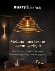 ✨Aluminyum kullanılarak monte edilen üçgen girdap avize...