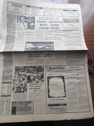 Türkiye Gazetesi - Turkish Newspaper - 28 Temmuz 1984 - hükümetin teşvik tedbirlerinden sonra işadamları doğuya yöneliyor - Yahya Demirel Ankara'ya gönderildi fotoğraf - çalışma meclisi tazminat fonunu görüşmeye devam etti - emekli sandığı çekleri kaldırılmadı - ABD elçisi Hupe İstanbul'a yardıma hazırız dedi - NATO Genel Sekreteri Lord Carrington Türk Yunan ihtilafını çözmeye çalışıyor - eski Alman Devlet bakanı Hein Scwarz Türkiye olmasaydı Kıbrıs Yunan toprağı olurdu dedi - ABD Çin'den Sovyet yapısı MIG 21 uçakları satın alıyor - Resimli Evliya Çelebi seyahatnamesi hazırlayan Kemal Akmeriç Desen Samim Utkun Yazı Dizisi - Peygamberler tarihi yazan Abdüllatif Uyan Yazı Dizisi - Los Angeles 1984 Yaz Olimpiyat Oyunları - Galatasaray Derwall'ı bekliyor - Kırkpınar 84 hazırlayan spor servisi - Karate fotoğraflar Mehmet Beytül Hazırlayan Ekrem Özdamar - olimpiyat programı - Antalyaspor yeni futbol sezonunu pazar günü açacak - Galatasaray'da her şey yolunda - Irak Ticaret heyeti Bursa'da