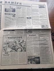 Türkiye Gazetesi - Turkish Newspaper - 28 Temmuz 1984 - hükümetin teşvik tedbirlerinden sonra işadamları doğuya yöneliyor - Yahya Demirel Ankara'ya gönderildi fotoğraf - çalışma meclisi tazminat fonunu görüşmeye devam etti - emekli sandığı çekleri kaldırılmadı - ABD elçisi Hupe İstanbul'a yardıma hazırız dedi - NATO Genel Sekreteri Lord Carrington Türk Yunan ihtilafını çözmeye çalışıyor - eski Alman Devlet bakanı Hein Scwarz Türkiye olmasaydı Kıbrıs Yunan toprağı olurdu dedi - ABD Çin'den Sovyet yapısı MIG 21 uçakları satın alıyor - Resimli Evliya Çelebi seyahatnamesi hazırlayan Kemal Akmeriç Desen Samim Utkun Yazı Dizisi - Peygamberler tarihi yazan Abdüllatif Uyan Yazı Dizisi - Los Angeles 1984 Yaz Olimpiyat Oyunları - Galatasaray Derwall'ı bekliyor - Kırkpınar 84 hazırlayan spor servisi - Karate fotoğraflar Mehmet Beytül Hazırlayan Ekrem Özdamar - olimpiyat programı - Antalyaspor yeni futbol sezonunu pazar günü açacak - Galatasaray'da her şey yolunda - Irak Ticaret heyeti Bursa'da