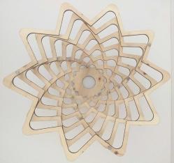 ✨Aluminyum kullanılarak monte edilen dantel formlu, girdap avize...