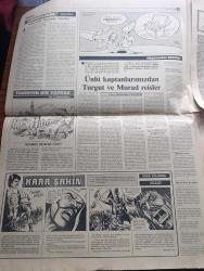 Türkiye Gazetesi - Turkish Newspaper - 3 Temmuz 1984 - Ramazan Bayramını huzur içinde geçirdik fotoğraf - yüksek tahsil düzenimiz yazan Yalçın Özer Başmakale - Başbakan Turgut Özal bugün İzmir'de tapu dağıtacak - İsrail eski devlet başkanı Efrayim Katsiz tevkif edildi - Arpaçay barajı yarın açılıyor - federal Almanya'da füze imal edebilecek - Afrika'da sefalet halimize şükredelim fotoğraf - Cumhurbaşkanı Kenan Evren İstanbul'a geliyor - ünlü kaptanlarımızdan Turgut ve Murat reisler yazan Selim Altıer - Özbekler Camii ve tekkesi pansiyon haline getirildi fotoğraf - Banker Kastelli'nin emlaki bugün açık artırmayla satılacak - Resimli Evliya Çelebi seyahatnamesi hazırlayan Kemal Akmeriç Desen Samim Utkun Yazı Dizisi - Peygamberler tarihi yazan Abdüllatif Uyan Yazı Dizisi - Türkiye'de en çok gol atan futbolcu olarak imzasını futbol tarihine atanlar Cemil Turan Selçuk Yula ve Hoçiç fotoğraf - Metin Oktay gol atma rekorunu hala elinde tutuyor -En az gol yeme rekorunu elinde tutan Şenol Güneş